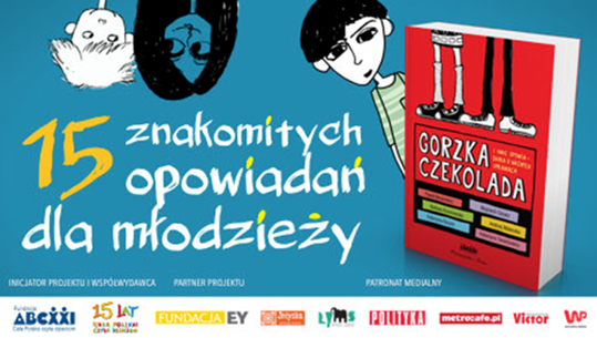 Czekolada - baner na Czekoladowy Wieczór Literacki